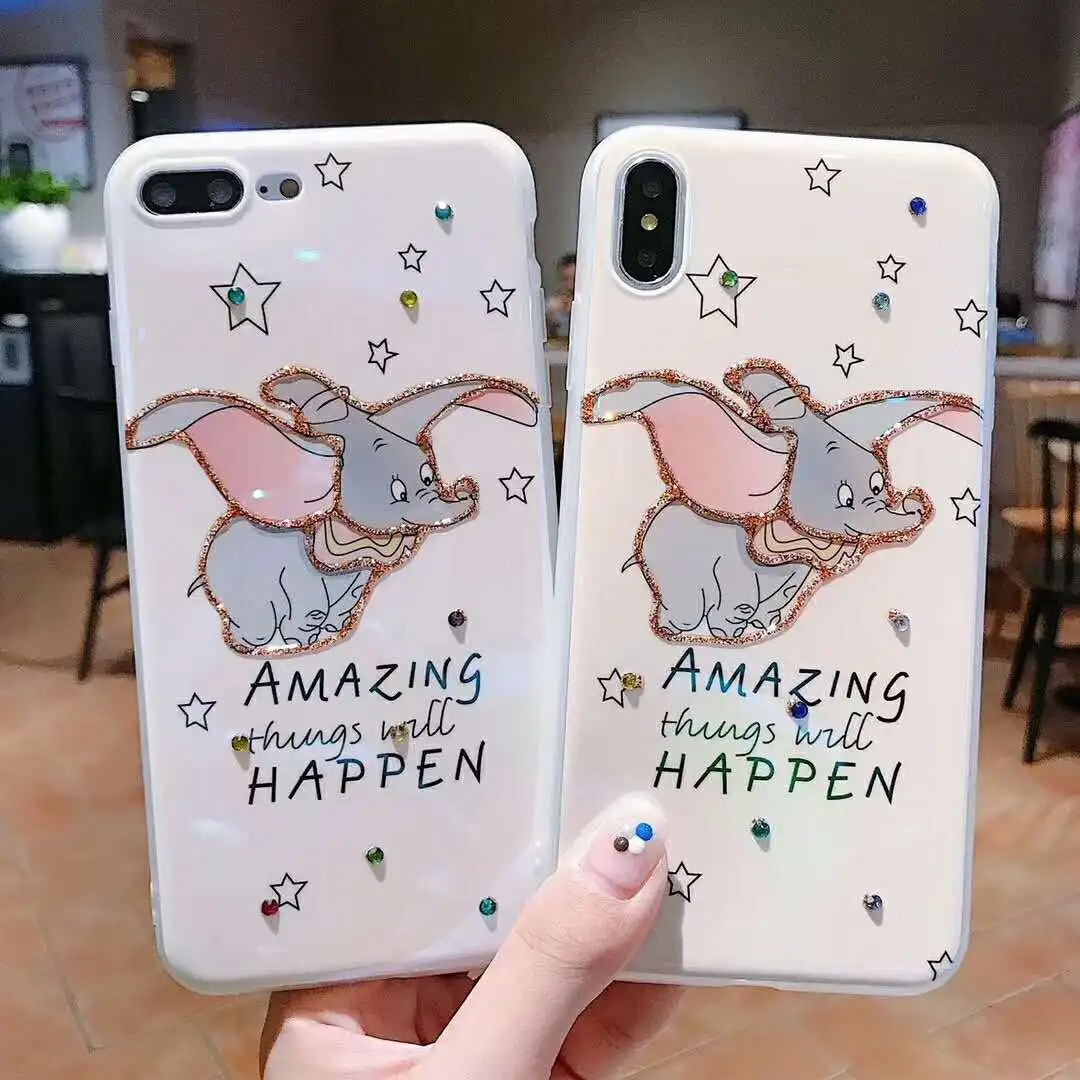 Милый мягкий силиконовый чехол для телефона Huawei P20 P30 pro mate 20 Nova 3 4 Dumbo |