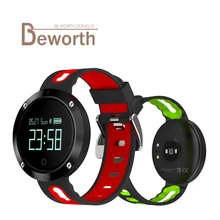 DM58 смарт-браслет с сердечным ритмом и артериальным давлением IP68 Водонепроницаемый Фитнес-браслет спортивные часы T1 для IOS Android