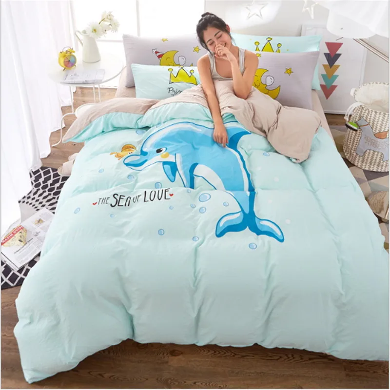 

new style cartoon NEW bedding Grinding MAO 4pcs 1pcs quilt cover/1pcs bed sheet/2pcs pillowcase free shipping