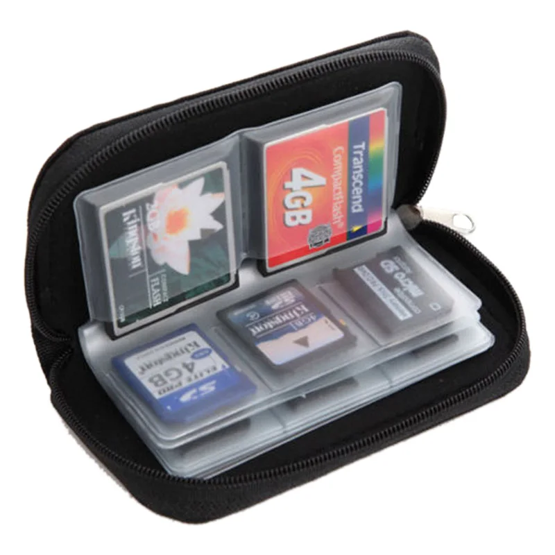 

Memory Card Storage Carrying Case Holder Wallet 22slots For CF/SD/SDHC/MS/DS 3DS Game Accessory Memory Protector Memory Cards