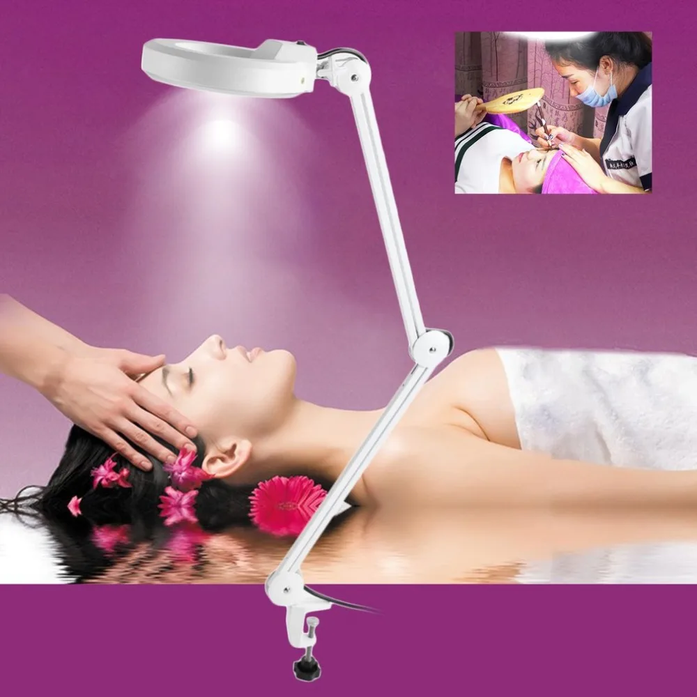 

Professional Light Magnifier Beauty Skincare Cosmetic Makeup Manicure 5x LED Magnifying Spa Salon Tool YS-701