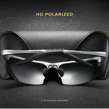 Новые солнцезащитные очки, поляризованные линзы, UV400, алюминиевая оправа, очки для вождения, для мужчин, солнцезащитные очки для вождения, Oculos Gafas De Sol, для улицы