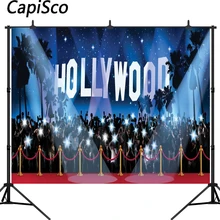 Capisco Фотофон звезда красный ковер блики центр Голливуда день рождения фон фотосессия для фотостудии