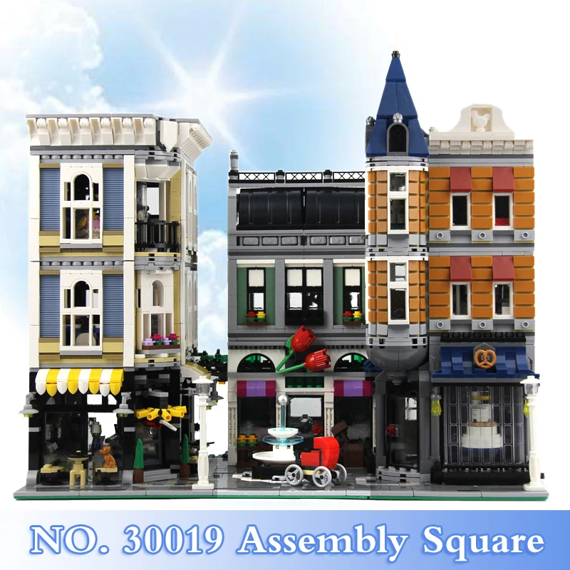 

2018 New City Creator Series 4002Pcs Assembly Square Figures Building Blocks Bricks Set Children Toy Model Kit Compatible 10255