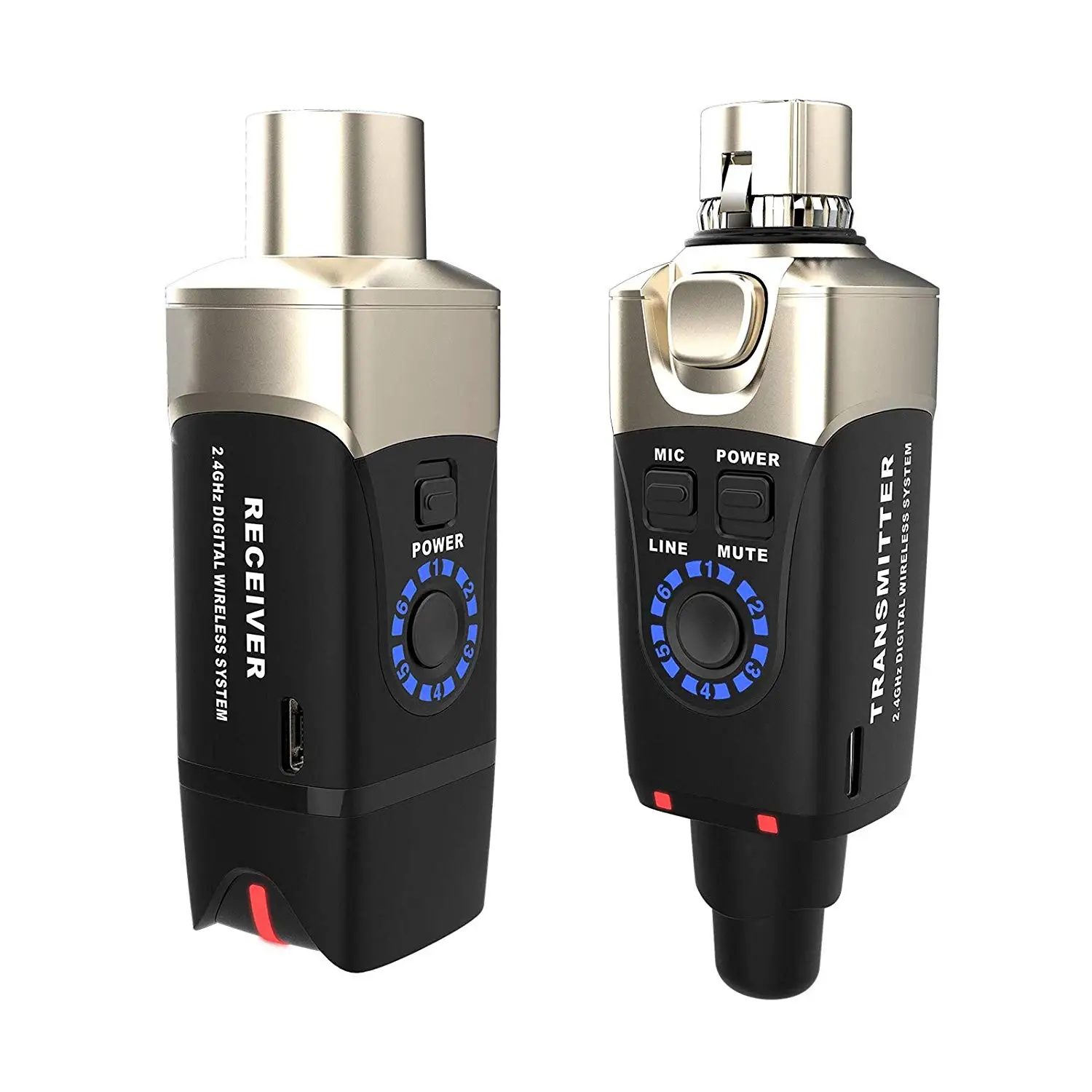 Беспроводной микрофон Xvive U3 2 4 ГГц перезаряжаемый подходит для XLR динамический