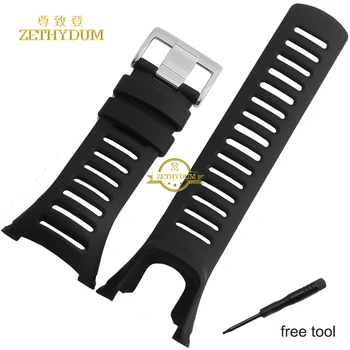 

Smart watches band watch band 36mm Rubber strap Silicone wristband bracelet for SUUNTO CORE AMBIT wristwatches belt Free tools