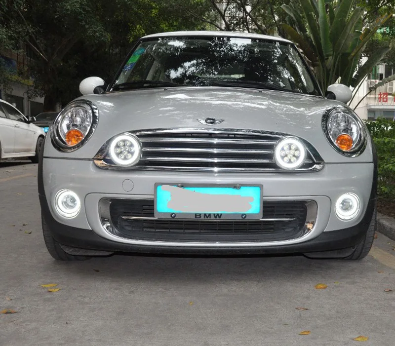 Хромированный светодиод Halo Rally DRL Дневной свет для вождения MINI Cooper R55 Clubman R56 F56 R57