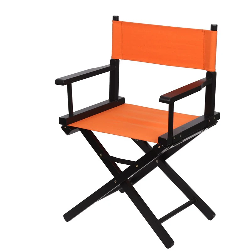 Многоцветные уличные чехлы для стульев съемные Дворовые походные садовые домашние повседневные Сменные холщовые чехлы для сидений - Цвет: Orange