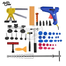 Супер PDR Инструменты Высокого Качества Автомобиля Paintless Dent Repair Tools презентация Молот Дент Дент Съемник 220 В Клеевой Пистолет Потянув Мост вкладки