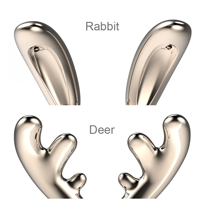  Deer Rabbit LED Night Light Silicone Animal Cartoon Dimmable Lamp USB Rechargeable For Children Kid - 32992084451