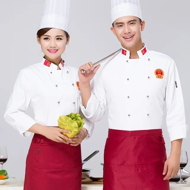 Long Sleeve Chef Tops Chinese Restaurant Chef Uniforms Chef Jacket