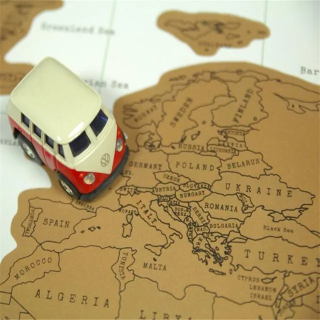 Deluxe Edition Travel Scratch Map Scratch Off Visual Travel Journal