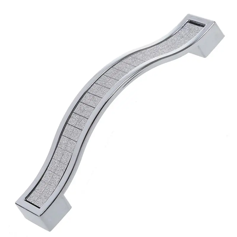 1Pc Hot!!! New Fashion Modern Diamond Crystal Pull Handle Knob Drawer Cabinet Cupboard Pull Furniture Hardware Handle Door Pull