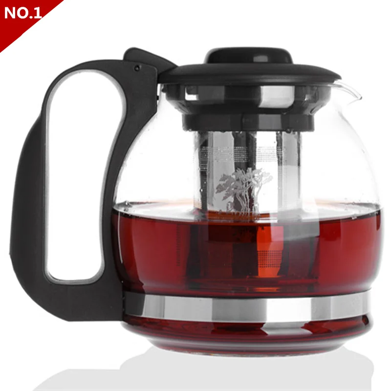 Chip Tea Cup High temperature glass stainless steel filter tea teapot