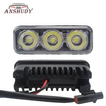 LED Daytime Corsa e Jogging Luci DRL Car Styling Esterno Lampada Della Nebbia Impermeabile Super White Auto Del Faro Accessori Auto DC 12 v