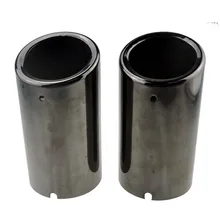 Double Outlet Car Tail Throat Liner Pipe for B MW 5 Series Modified stainless steel