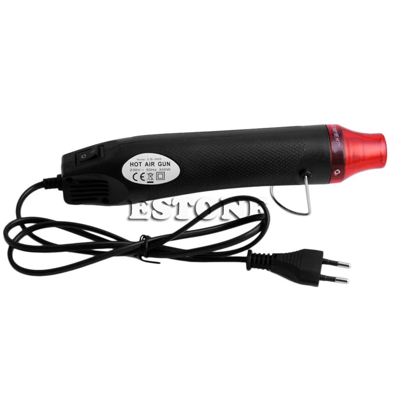 

Heat Gun Shrink Hot Air Temperature 220V 300W Electric Power Nozzles Tool Black New 2017