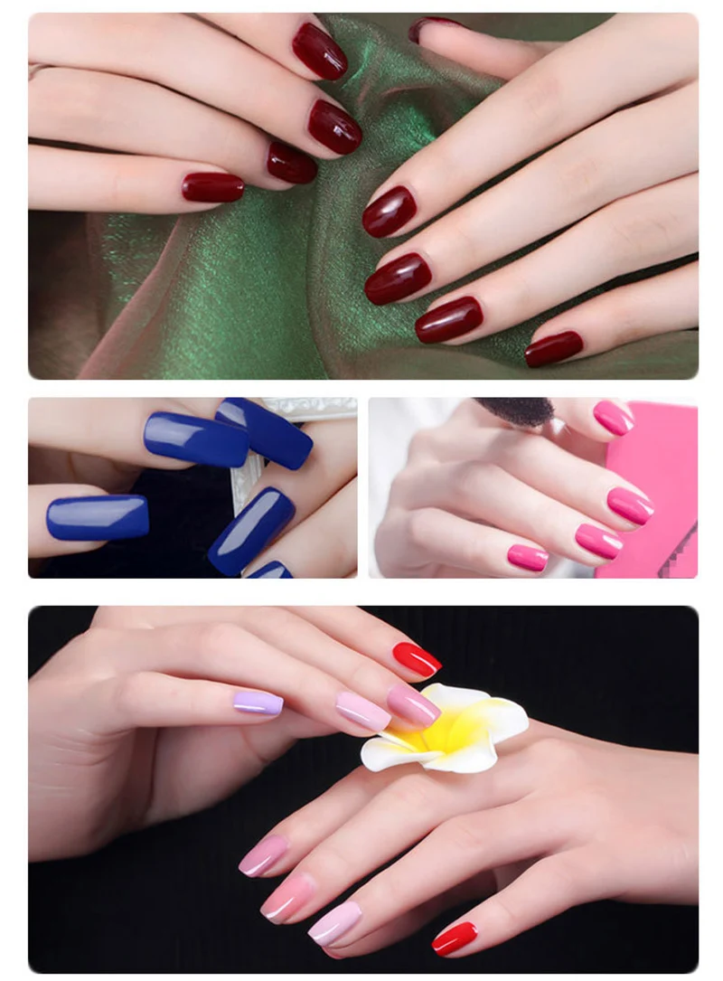 10 colors Gel Nail Polish Set 8 ML Nail Art Gel Lacquer UV LED Lamp Design acrylic nail Manicure Set