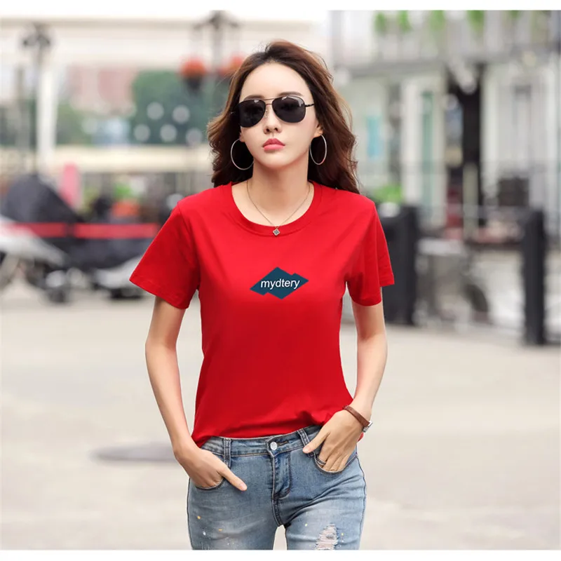 

Women's short sleeve 2019 new wild ins tide Korean T-shirt
