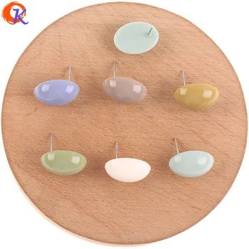 

Cordial Design 13*18mm 200Pcs Jewelry Accessories/Acrylic Beads/Earrings Stud/Oval Shape/DIY Making/Hand Made/Earring Findings