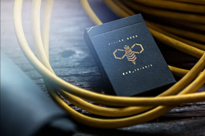 

1deck Ellusionist Killer Bee Playing Cards Poker Magic Collectable Killer Bees Deck Magic Trick Poker Magia Toys