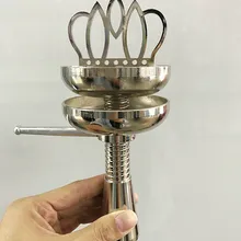 1 шт. Серебряная корона кальян голова чаша держатель для угля угольная горелка наргуил табак, сигареты дыма