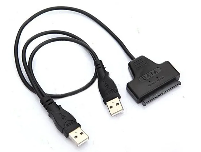 

SimpleStone New USB 2.0 To SATA 7+15 Pin 22 Pin Adapter Cable for 2.5" inch Hard Disk Drive HDD *30