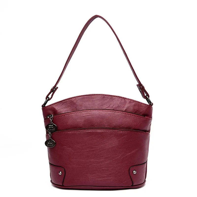 Роскошная дизайнерская женская сумка из овечьей кожи, сумки на плечо, дамские сумочки, повседневные сумки через плечо для женщин