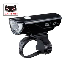 CATEYE VOLT200 Cycling Headlight Portable Bicycle Safety Light Bike Front Handlebar USB Rechargeable Flashing Helmet Lights