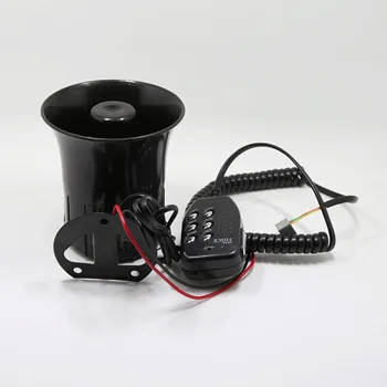 

New Air Horn Siren Speaker for Auto Car Boat Megaphone with Loud Speaker Siren 12V Loud 6 Sounds