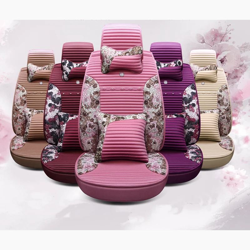  car seat cover auto seats covers cushion accessories for lada 2107 2110 2114 granta kalina 1 2 2017