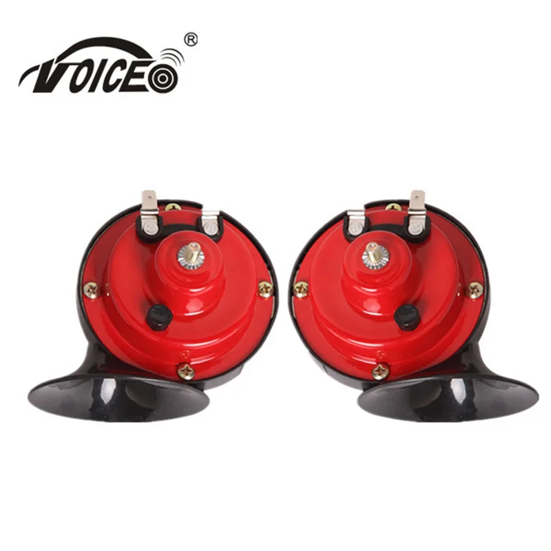 Electric Vehicle Horn 1 Pair Loud Klaxon Horn Speaker Alarm 12V Car