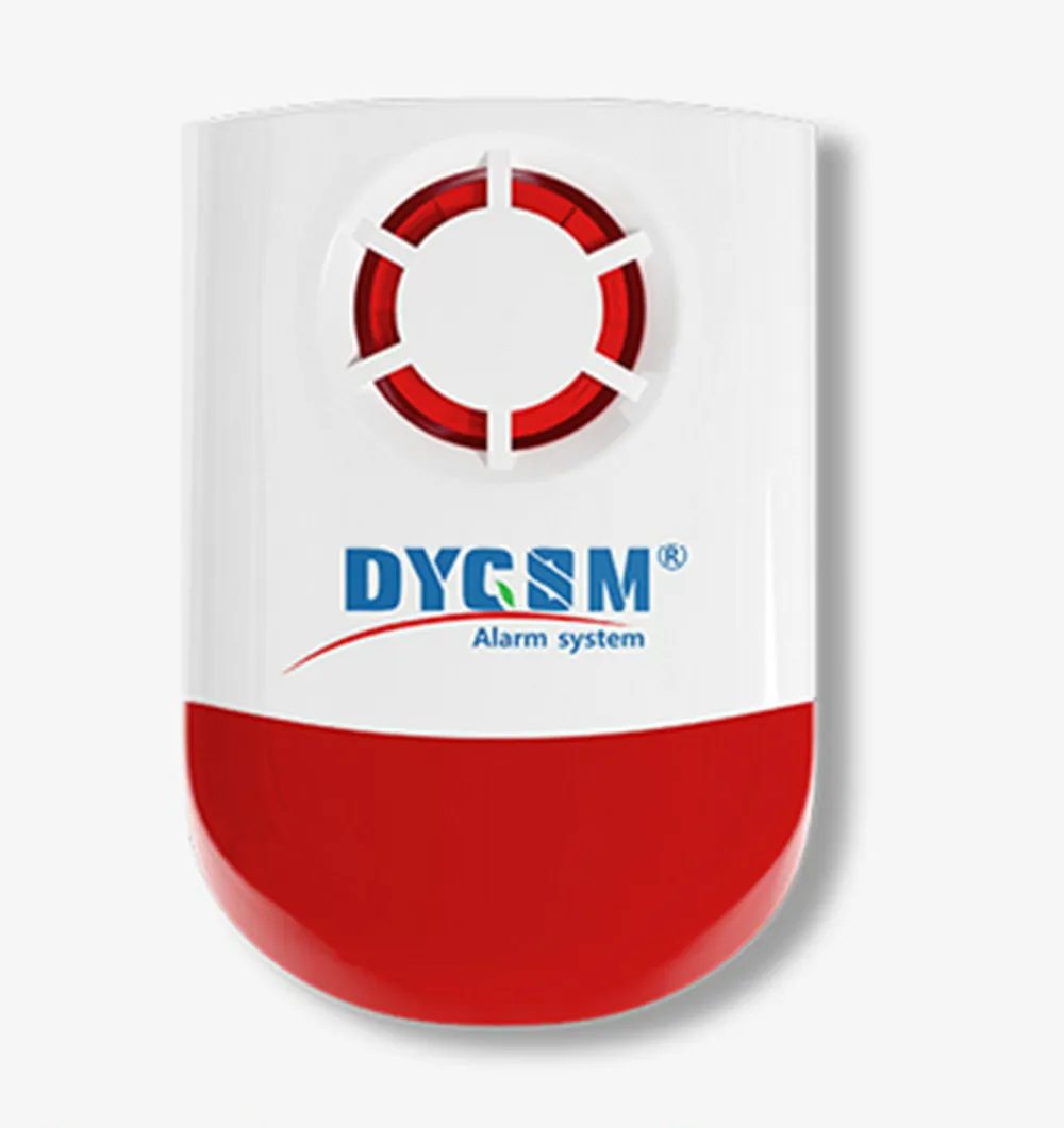 

433mhz Wireless Shine Light Siren For GSM / PSTN Alarm System