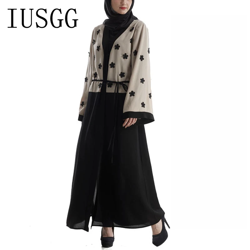 Muslim Ababya Dress Fashionable Top Quality Nida Embroidery Cardigan Long Robes Dubai Saudi Arab Garment Hijab Kimono Thobe Midd Arab Garment Fashion Muslim Dressmuslim Dress Aliexpress