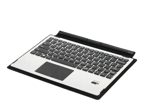 Bluetooth клавиатура для microsoft Surface 3 беспроводной чехол для microsoft Surface 3 планшет алюминиевый сплав откидная подставка чехол+ ручка - Цвет: Серебристый