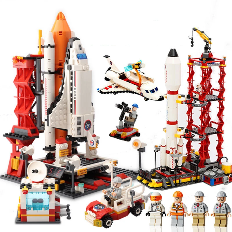 

Space model building block set toys Spacecraft Space Patrol Vehicle Blocks Space shuttle model DIY toys Gifts for children