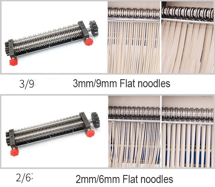 Электрическая машина для приготовления лапши, машина для приготовления макарон, машина для резки лапши, ролик для теста, для коммерческого и домашнего использования, 3 мм, 9 мм, ЕС, США