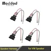 For Volkswagen VW Passat Golf Polo Seat Radio Stereo CD Player Speaker Wire Harness Adapter Plugs ► Photo 1/4