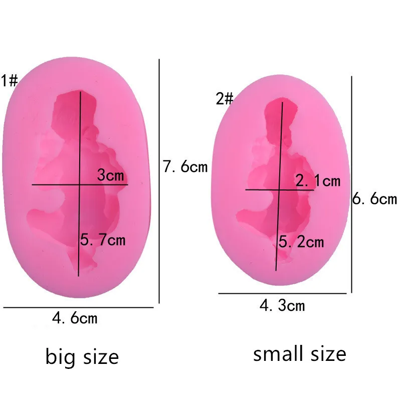 3D Спящая детская силиконовая форма для торта Милая Пищевая силиконовая 3D детская Полимерная глина детские формы помадка мыло инструменты для выпечки
