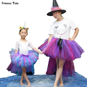 

Family Fitted Tutus Matching Mother and Daughter Unicorn Tutu Skirt Halloween Christmas Party Tulle Skirt Mommy and Me Clothes