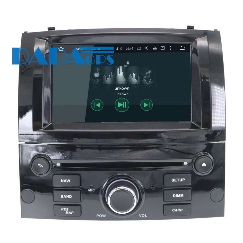 Top Android 8.0 7.1 Car Radio Stereo DVD Player GPS Headunit for Peugeot 407 2004-2006 2007 2008 2009 2010 Car Auto Audio Multimedia 1
