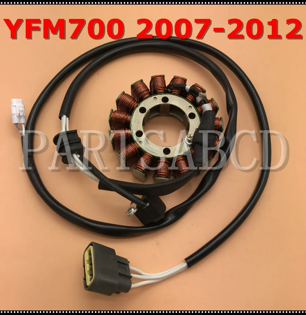 Estator magneto partsabcd yfm700 para yamaha yfm 700 grizzly 2007 - 2012