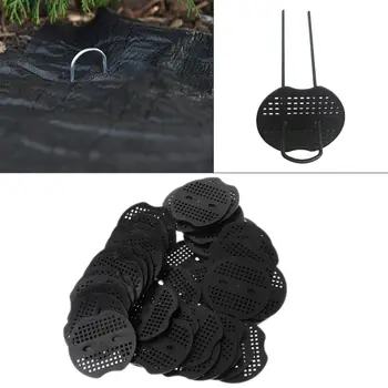 

50Pcs Garden U Shaped Netting Pins Spikes Hole Mesh Pad Garden Gasket Accessories for Securely Fixing