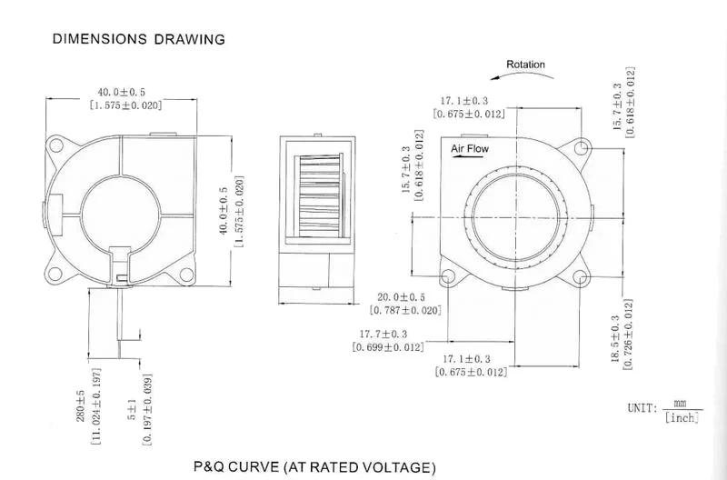 10 шт. gdstime Бесщеточный охлаждения Воздуходувы вентилятор 100 см провода шарикоподшипник 12 В 0.1a 40 мм x 20 мм 4020