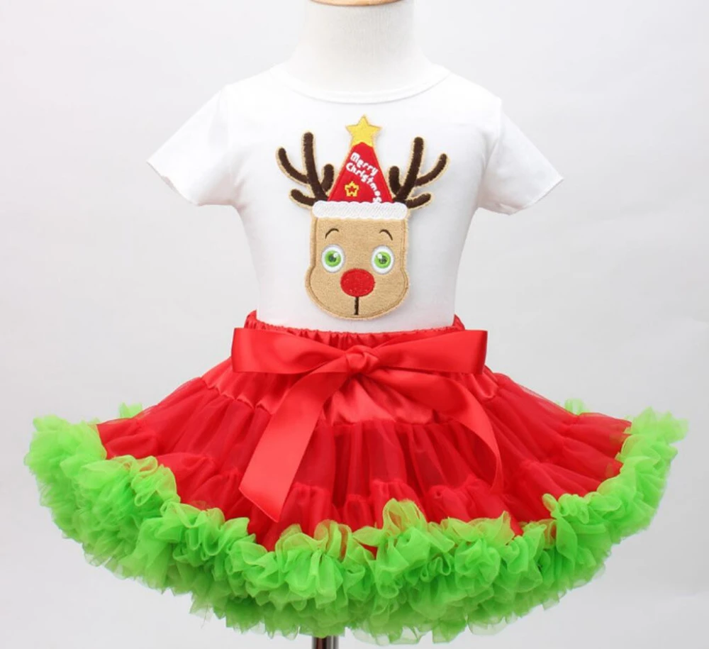 red and white christmas outfit