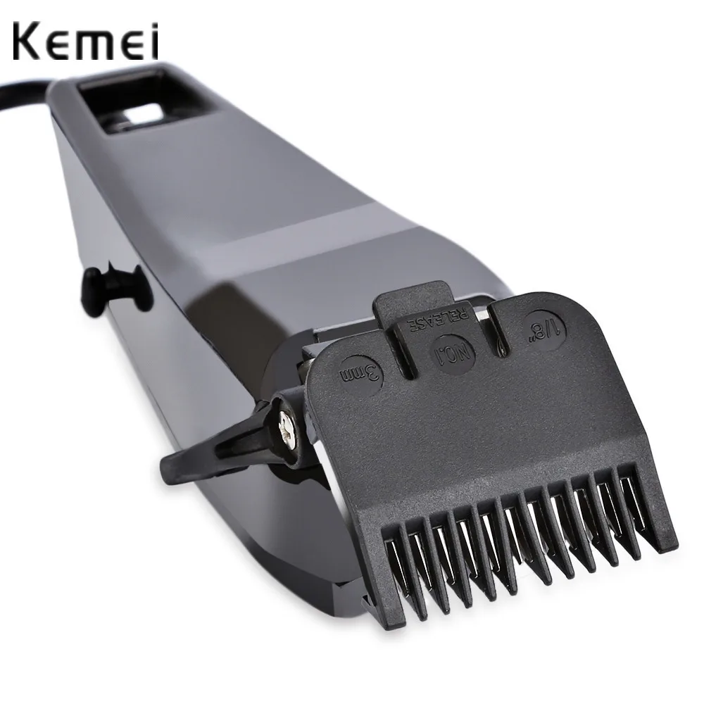 Newest Kemei Professional Hair Trimmer Electric Hair Clipper Ceramic Titanium Male Barber Hair Cutting Machine For Men