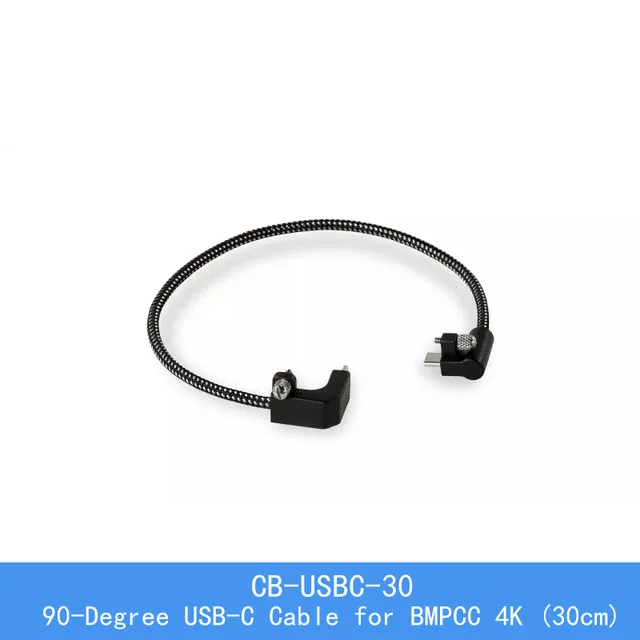 TILTA BMPCC4K CAGE configuator аксессуары кабели 90 градусов USB-C кабель постоянного тока Кабель питания HDMI 90 градусов адаптер кабель питания - Цвет: CB-USBC-30