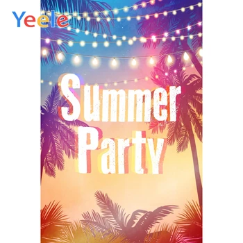 

Yeele Summer Party Glitter Poster Scene Portrait Baby Photography Backgrounds Photographic Backdrop Vinyl Props For Photo Studio