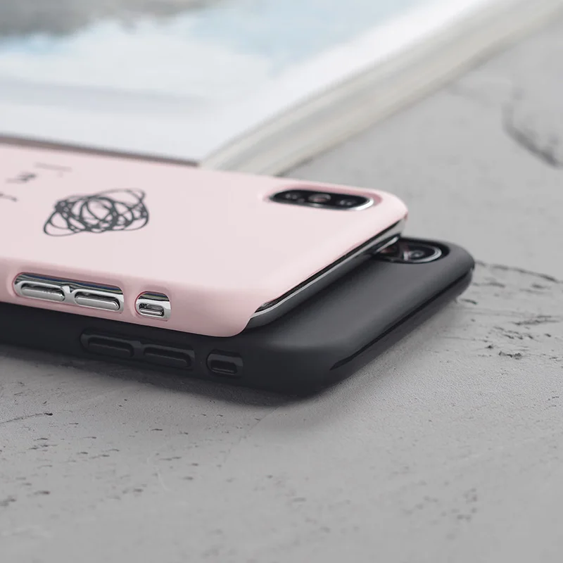 Чехол для телефона AKI iPhone 7 Plus чехол с надписью I'm Fine Жесткий ПК задняя крышка