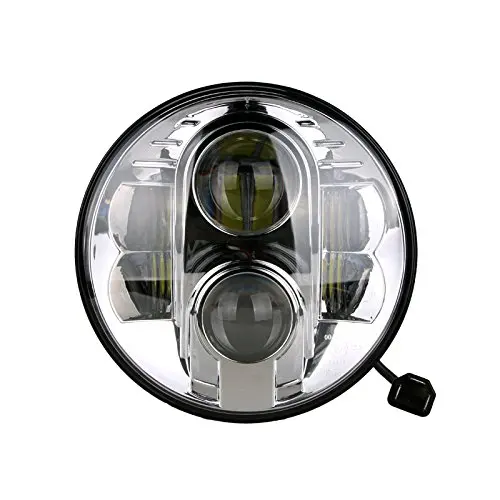  On Sale  2pcs E9 80W LED Auto headlight 7'' Round led headlight led Driving light Head lamp for Jee